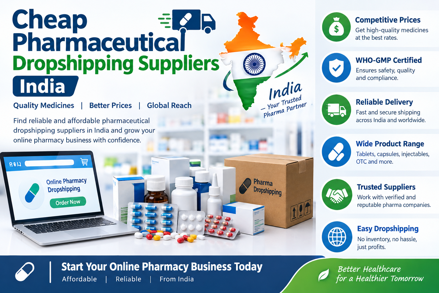 How Pharmaceutical Dropshipping Works: Process, Benefits, and Challenges